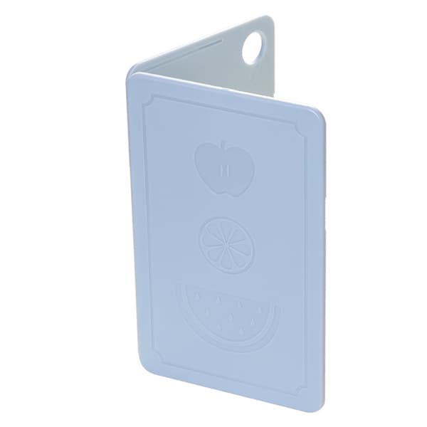 Vikbar plastskärbräda för utomhuspicknickcamping - Nordic Grey Blue 20x12,5cm