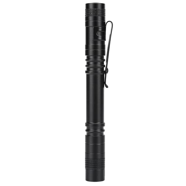 Bærbar Penlight LED Lommelygte, Super Lys til EDC & Camping, Enkeltpakke, Sort