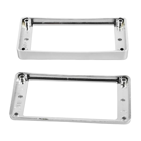 2 stk. monteringsring til pickup i plast til guitarbas med dobbeltspole-pickup