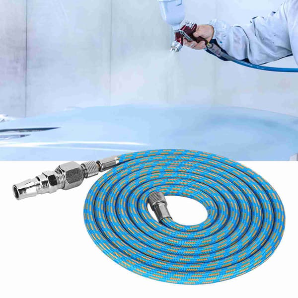 Flätad Airbrush Luftslang Adapter Kit Luftslang för Sprutpistol Luftkompressor