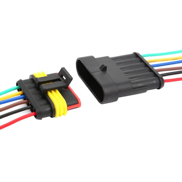 6-pak 4/5/6-benet forseglet ledningsnet-stiksæt til biler med kabler