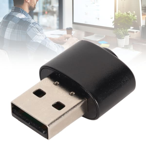Musvippning Undetectable USB Mini Musjiggler Bärbar Datormusflyttare för Win XP Win 7 OS X