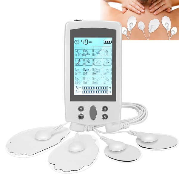 Multifunktionel TENS Fysioterapi Maskine Muskelstimulator Smertelindrende Pulsmassager