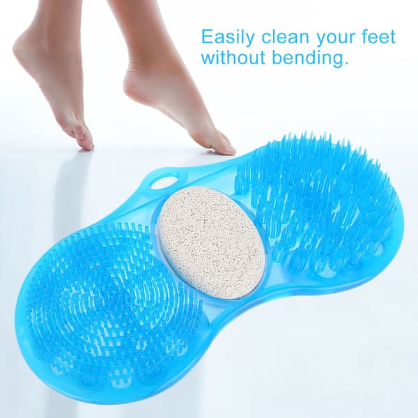Fotmassage Bad Dusch Pimpsten Skrubbsten Exfolierande Fotrengörare