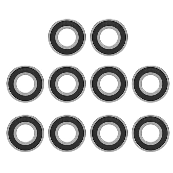 10-pack 6002-2RS gummiförseglade spårkullager 15x32x9mm