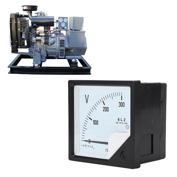 AC Voltmeter 0-300V Analog Måler 2,5% Nøjagtighed Pointer Voltmeter til Generatorer & Strømudstyr