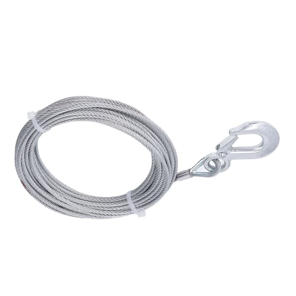 Spilwire 4mmx12m Kabel 2000LBS Styrke Rustfrit Stål Galvaniseret Erstatning