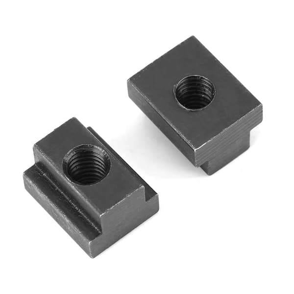 Sortoxiderede T-spormøtrikker, 5-pak, M8-1.25 Gevind