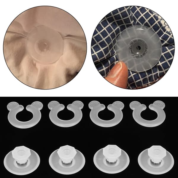 Plasttäcksfästen Lakan Grips Clips Överdragshållare Klämma för Sovrum