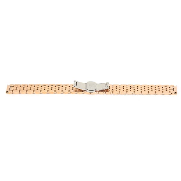 Udskiftning Rosaguld Rustfrit Stål Urrem 12mm 0.5 tommer Unisex Håndledsrem