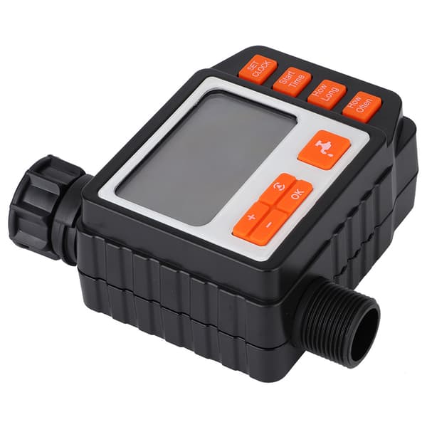 Automatisk Trädgårdsbevattningstimer Elektronisk Bevattningskontroll LCD-Display