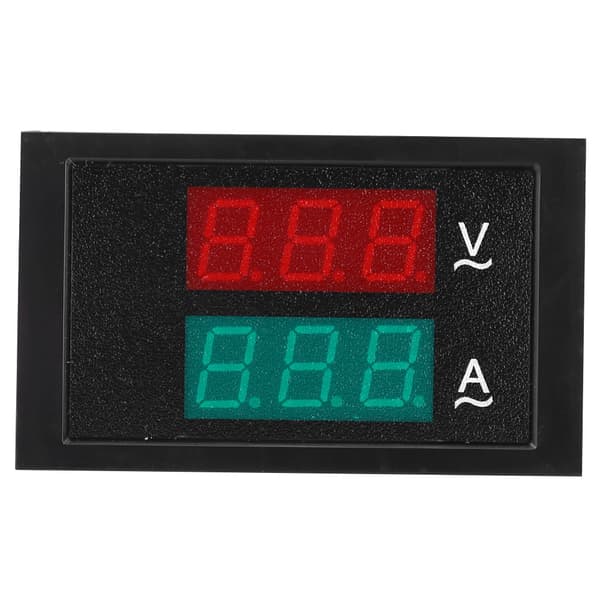 DL85-2042 Dobbelt Display AC Voltmeter Amperemeter 80-300V 0-100A Panelmåler