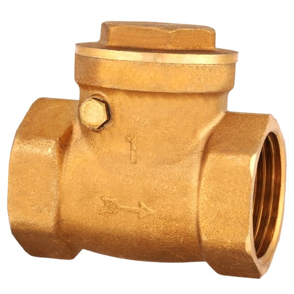 1 st DN25 Mässing Backventil Invändig Gänga 232PSI Icke-retur Vatten Backflödesförhindrare