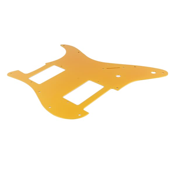 Orange Guld Aluminiumlegering 2 Humbucker Plektrumskydd för Elgitarr