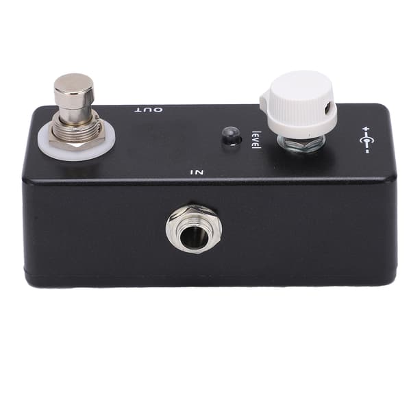 Elgitarr Volymeffektpedal Knoppkontroll Dämpare med True Bypass Stämtillbehör 20mA