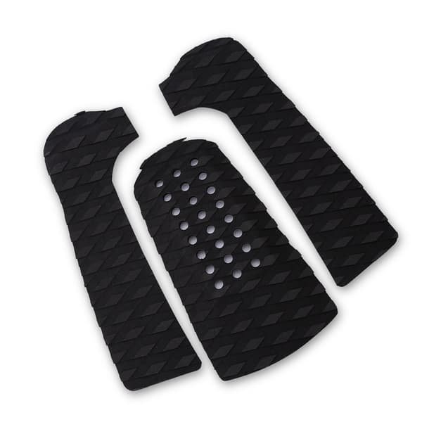 3 st Surf Halkfri Surfbräda Traction Mat Tailpad Däck Traction Svart