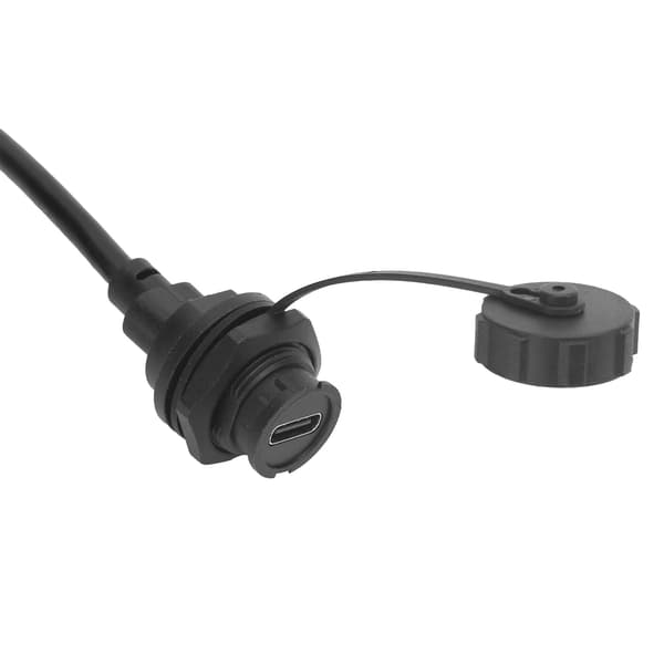 Vedenpitävä USB C -liitin IP68 Type-C naaras/uros kaapeliliitin E10TPC 0.3M