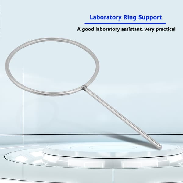 160 mm laboratorie lukket ringklemme støttefod i rustfrit stål