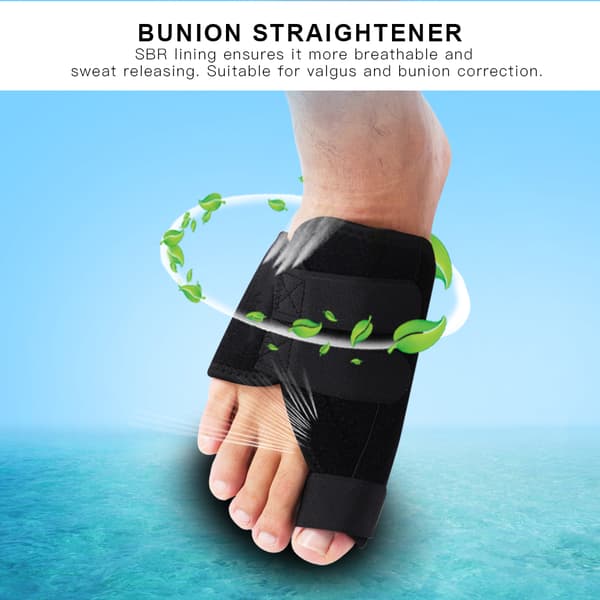 1 st ortopedisk tåbunionrätare skydd Valgus Corrector Tape (höger)