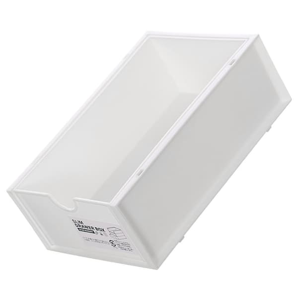 Hvid plastik skrivebords makeup-organizer med skuffe