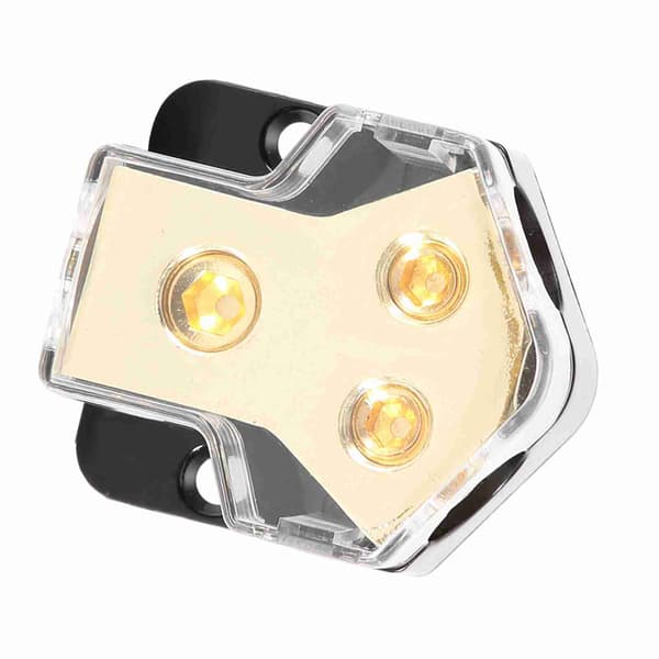 Bil Audio Strømforsyning Distribution 1*1GA Ind 2*4GA Ud Blok Splitter