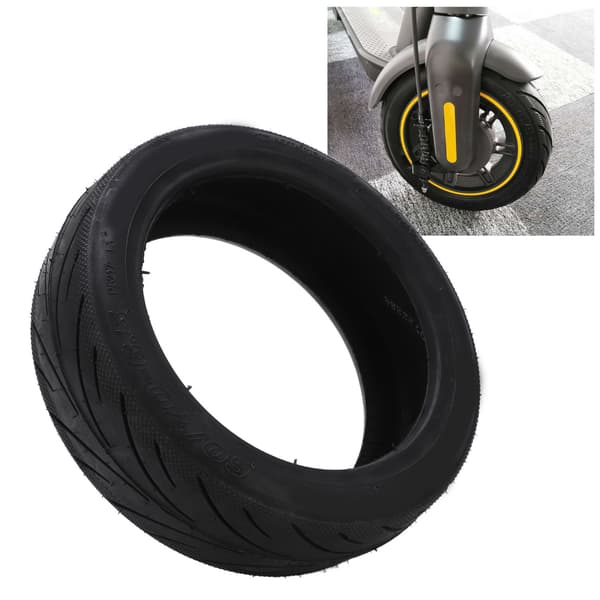 Reservgummidäck 60/70-6.5 för Ninebot MAX G30 E-Scooter, Extern Hjulset, Svart