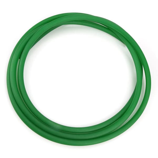 Grönt texturerat PU-rundrem 12 mm x 3 m för transmissionssystem
