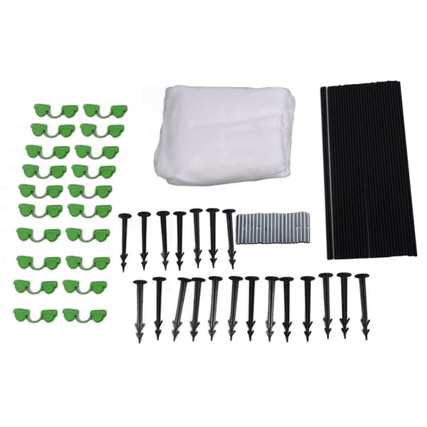 Polyeten Glasfiberbågar Set DIY Trädgårdstunnelram Radskyddsstöd
