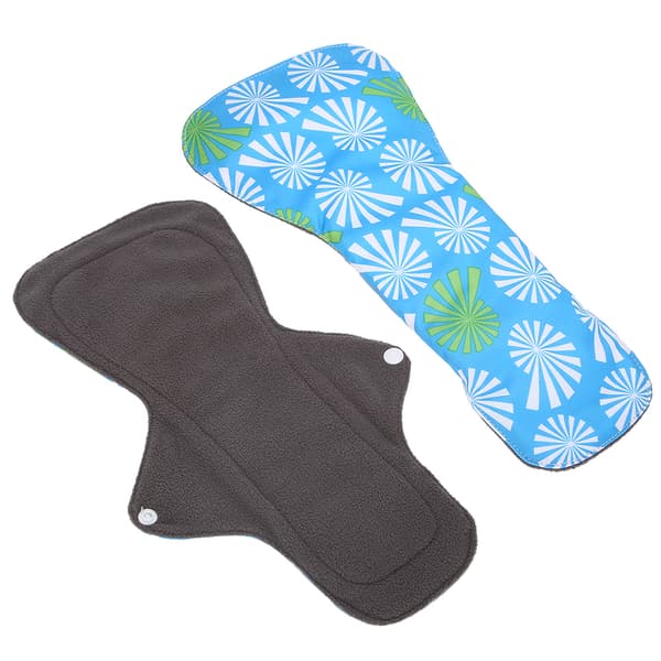 Tvättbar mensbinda i bambukolfiber, återanvändbar, förlängd sanitetsbinda (L33cm)#3