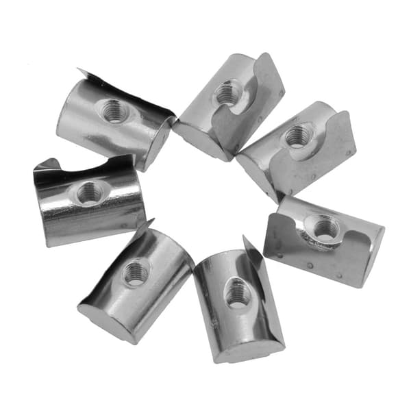 Elastisk mutter M8 20-pack för 40-seriens aluminiumprofiltillbehör