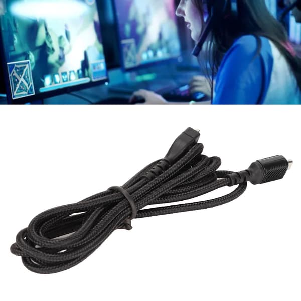 Erstatningslydkabel til gaming-headset til Steelseries Arctis 3, 5, 7, Pro, 1,5 m
