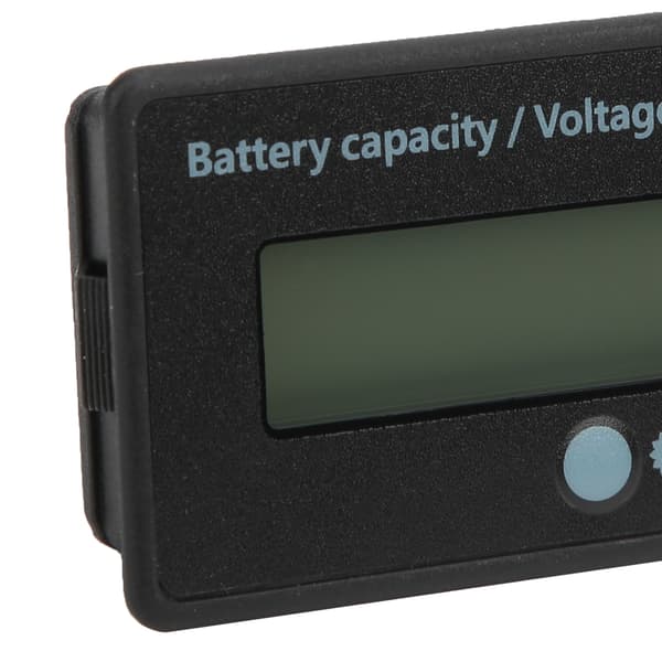 12V-100V LCD Batterimonitor Voltmeter Måler Blå Baggrundsbelysning Digital Tester