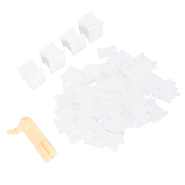 Plastik Floss Bobbin Nem Vikling Holdbar Stærk Langvarig Brug Broderitråd Organizer