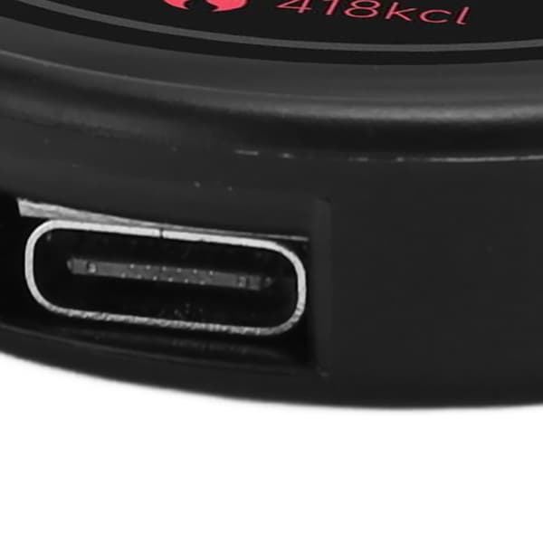 1x ESP32 1,28 tommer cirkulær touch LCD udviklingskort 240x240 IPS WiFi BT modul ABS sort + plastikboks