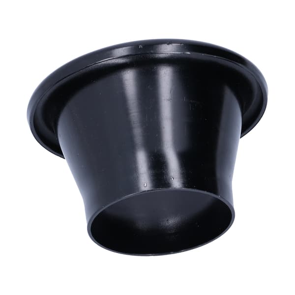 2,6 tommer koldluftsindsugning Turbo Horn Velocity Stack Adapter CNC aluminium bilmodifikationsdel sort
