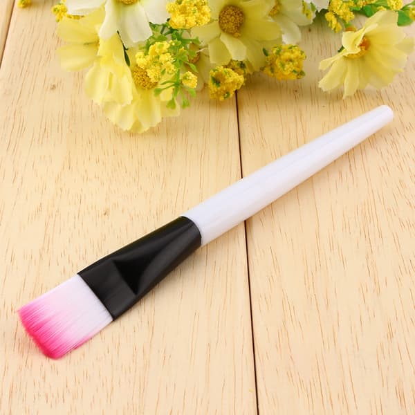 Ansiktsmaskborste för kvinnor i bambu DIY Skönhetsmakeup Hudvårdsverktyg