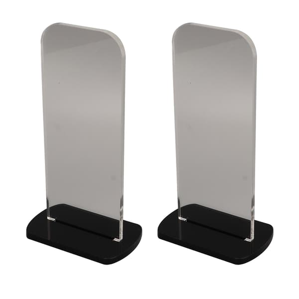 2 par lodrette akryl boksehandske displayholder opbevaring til handsker, sort