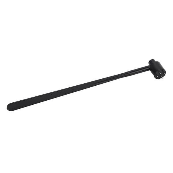 5 stk. enkeltsidet dermal punch, blommeblomstspids, sort ABS-greb, stål, industriel brug