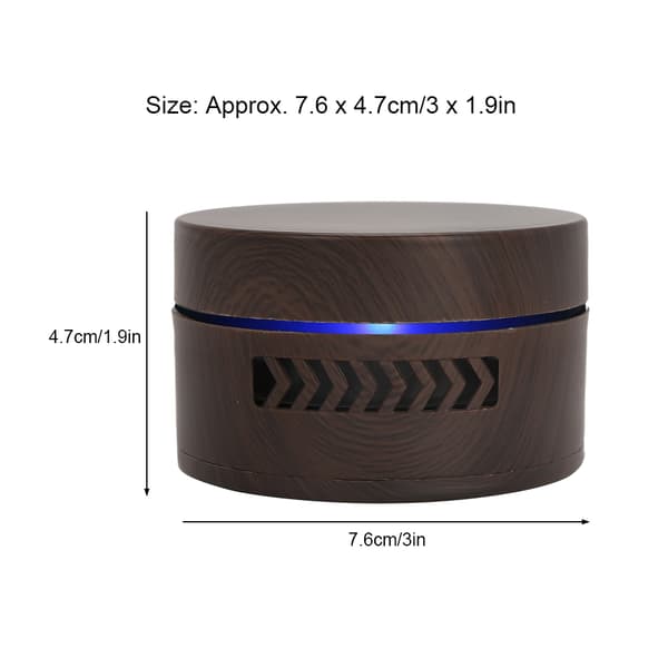Aromaterapi Diffuser Vibration Bil Luftfuktare Bärbar Doft Bil Luftfräschare