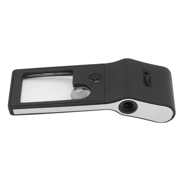 Bärbar LED-förstoringsglas 3X 10X 55X med UV-detektering