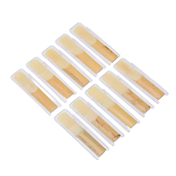 10-pack 2,5 styrka B-klarinettrör vibrerande rörbladstillbehör