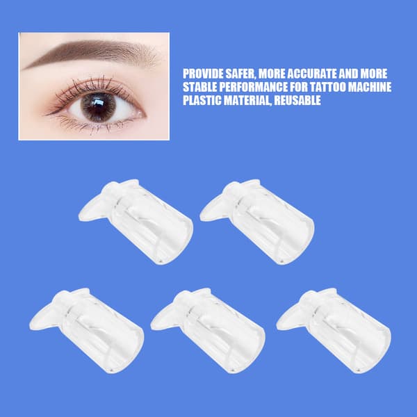 5 stk. tatoveringspatronnålestabilisator Microblading øjenbrynstatoveringstilbehør