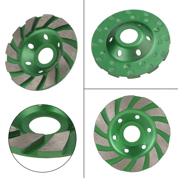 100 mm Diamantkoppslipskiva, 1-pack för polering av sten, betong, keramik