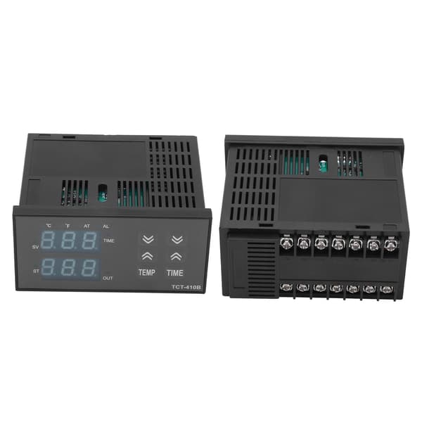 Termostatstyring 2-i-1 Digital Display Timer til Varmepresse 100-240V