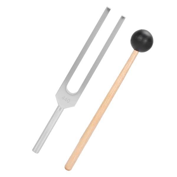 440HZ Lydhealingsterapi Stemmegaffel Aluminiumlegering Stemmegaffel Hammersæt