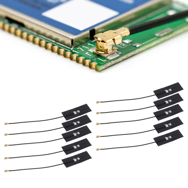 10 stk. 2.4G/5.8G Dual Band Fleksibel PCB Antenne til WiFi Bluetooth Router Intern FPC003