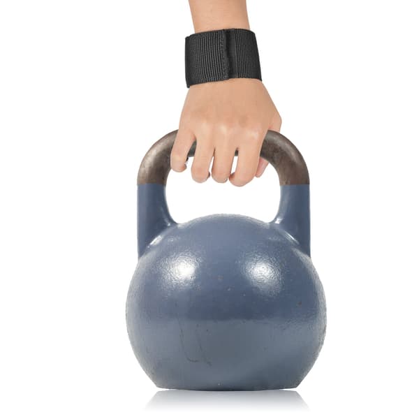 2-pack tyngdlyftningskrokar med greppremmar handledsstöd för gymträning och träningsutrustning