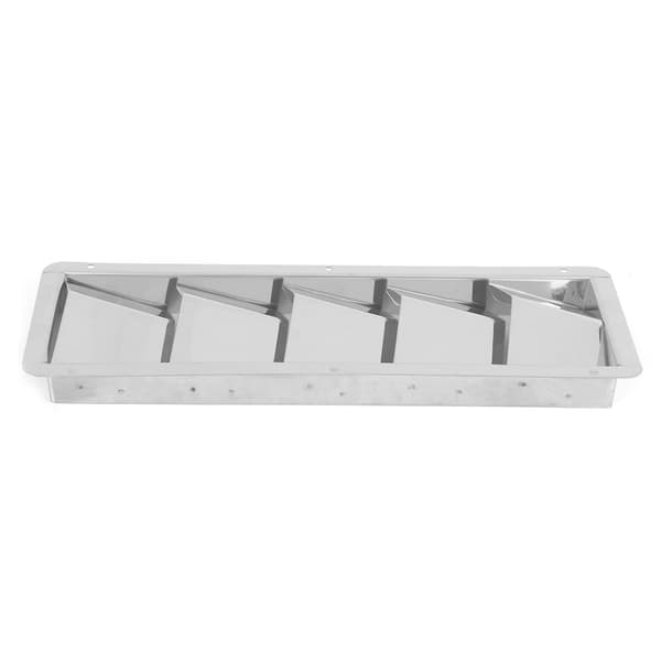 5 slidser båd lamelventil rektangel rustfrit stål holdbar ventilationsrist hardware montering