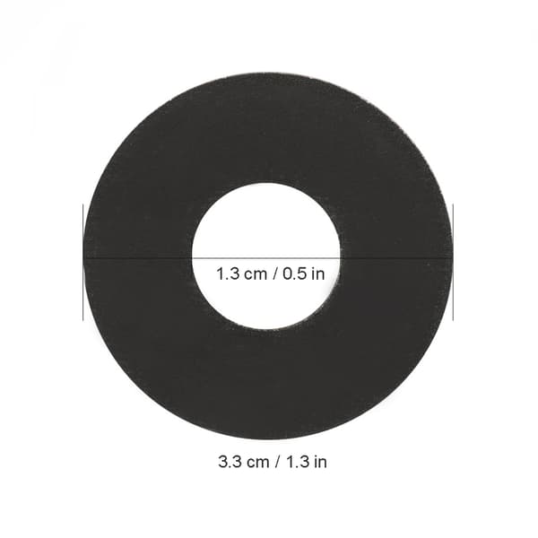 Aluminiumomkopplarplatta Rhythm Treble Ring för LP EPI Elgitarr Svart