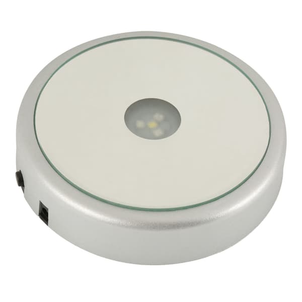 Farverig LED-lys Krystal Display Stand Base #4